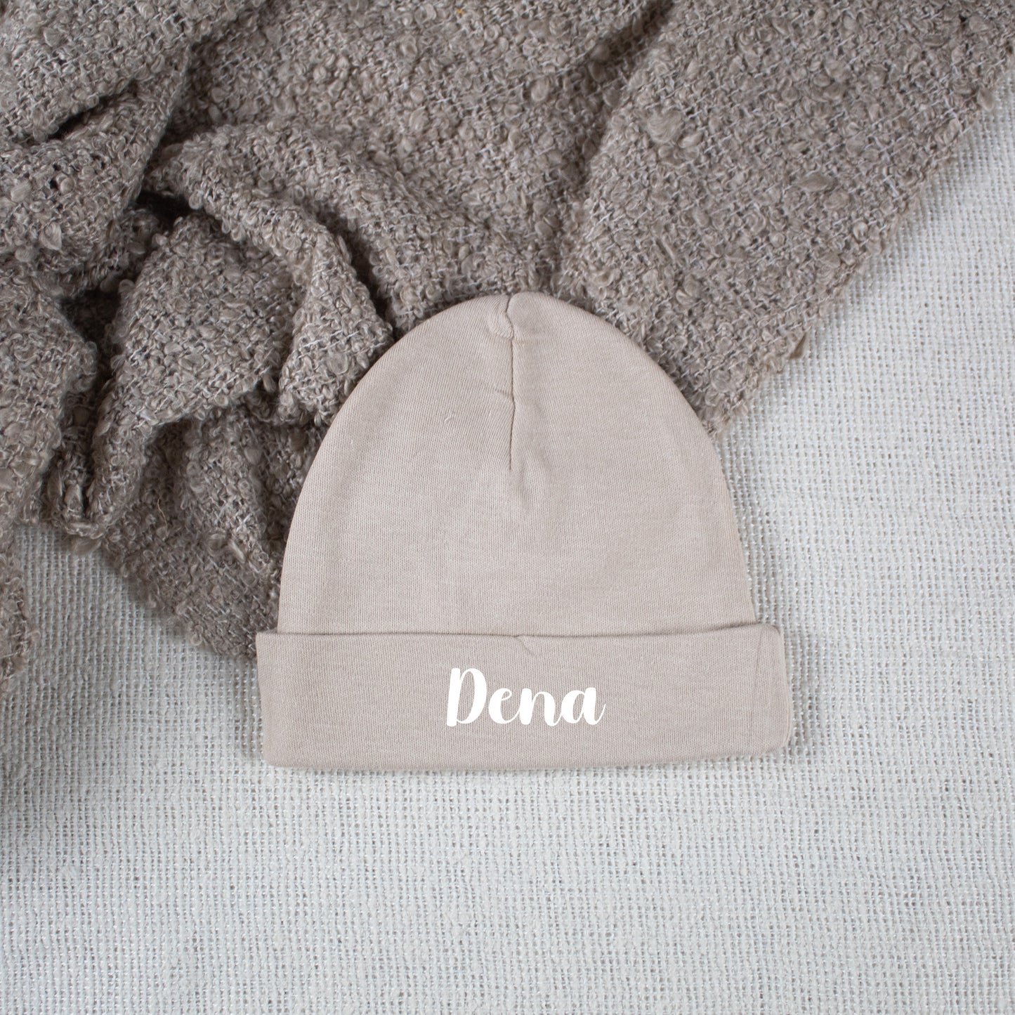 Personalized Baby Hat Cream