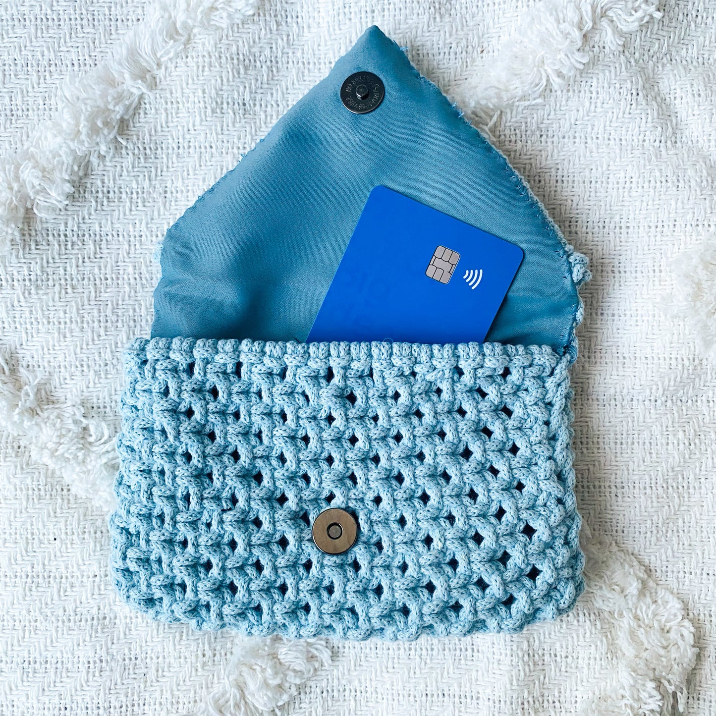 Boho Wallet Large Blue