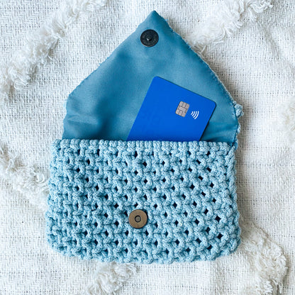 Boho Wallet Large Blue