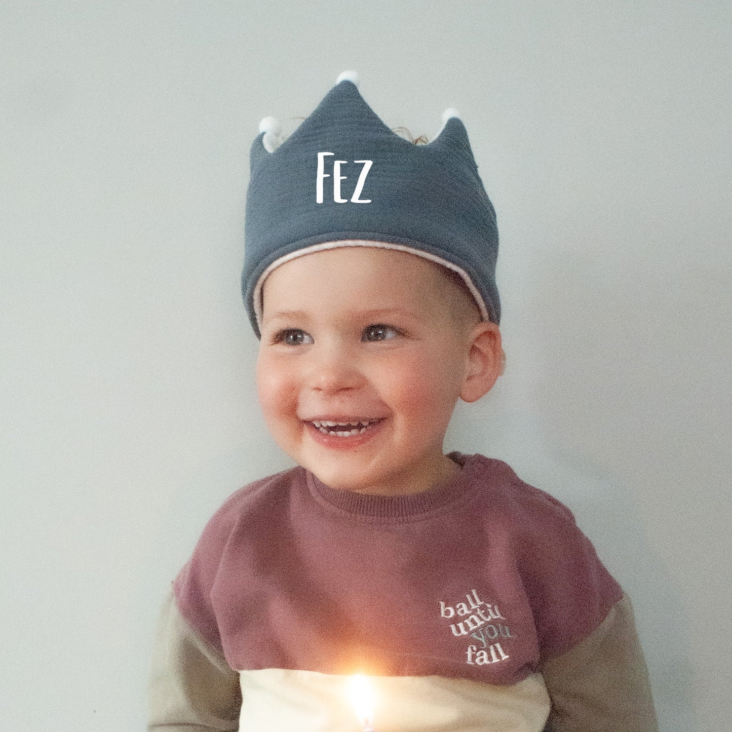 Personalized Birthday Crown - Dark Blue