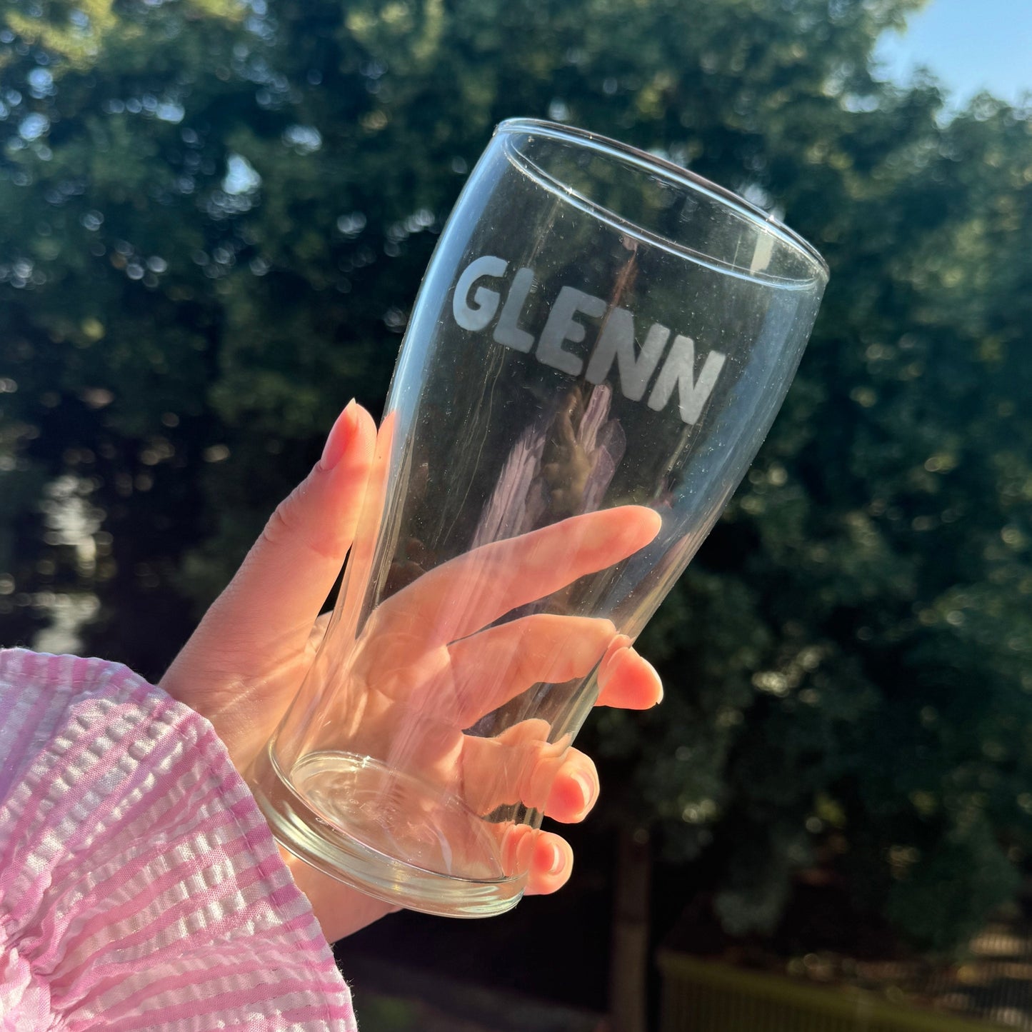 Personalized Beer Glass