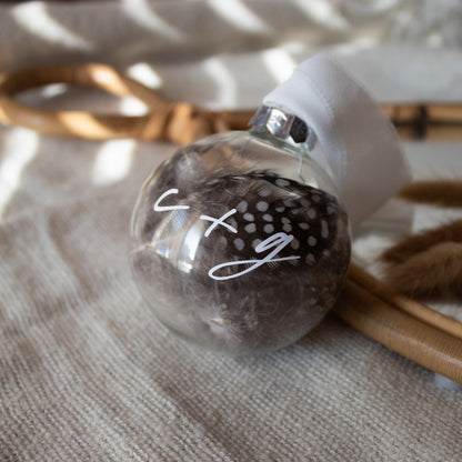 Personalized Christmas Ball Initials