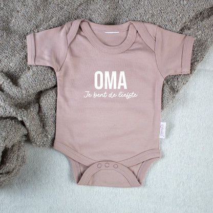 Grandma You Are The Sweetest - Romper Pinkstone