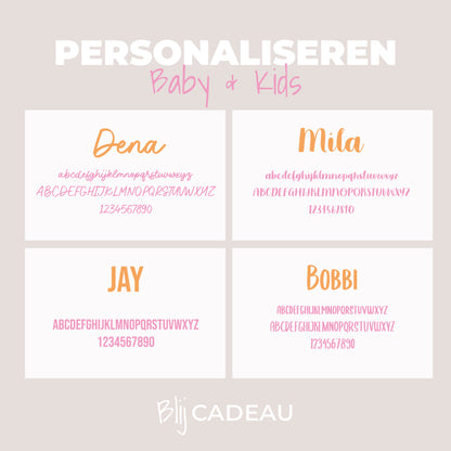 Gepersonaliseerd Baby Mutsje Cream