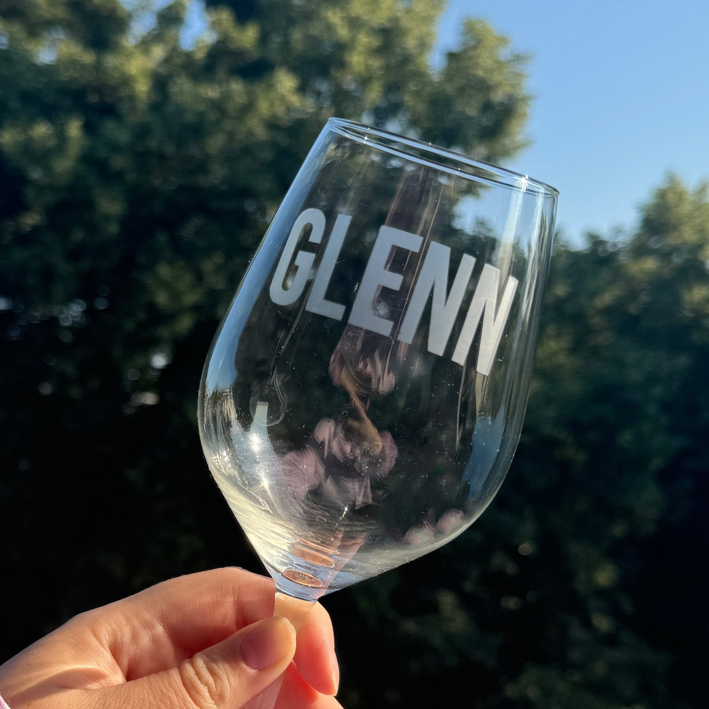 Personalized Wine Glass