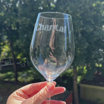 Personalized Wine Glass